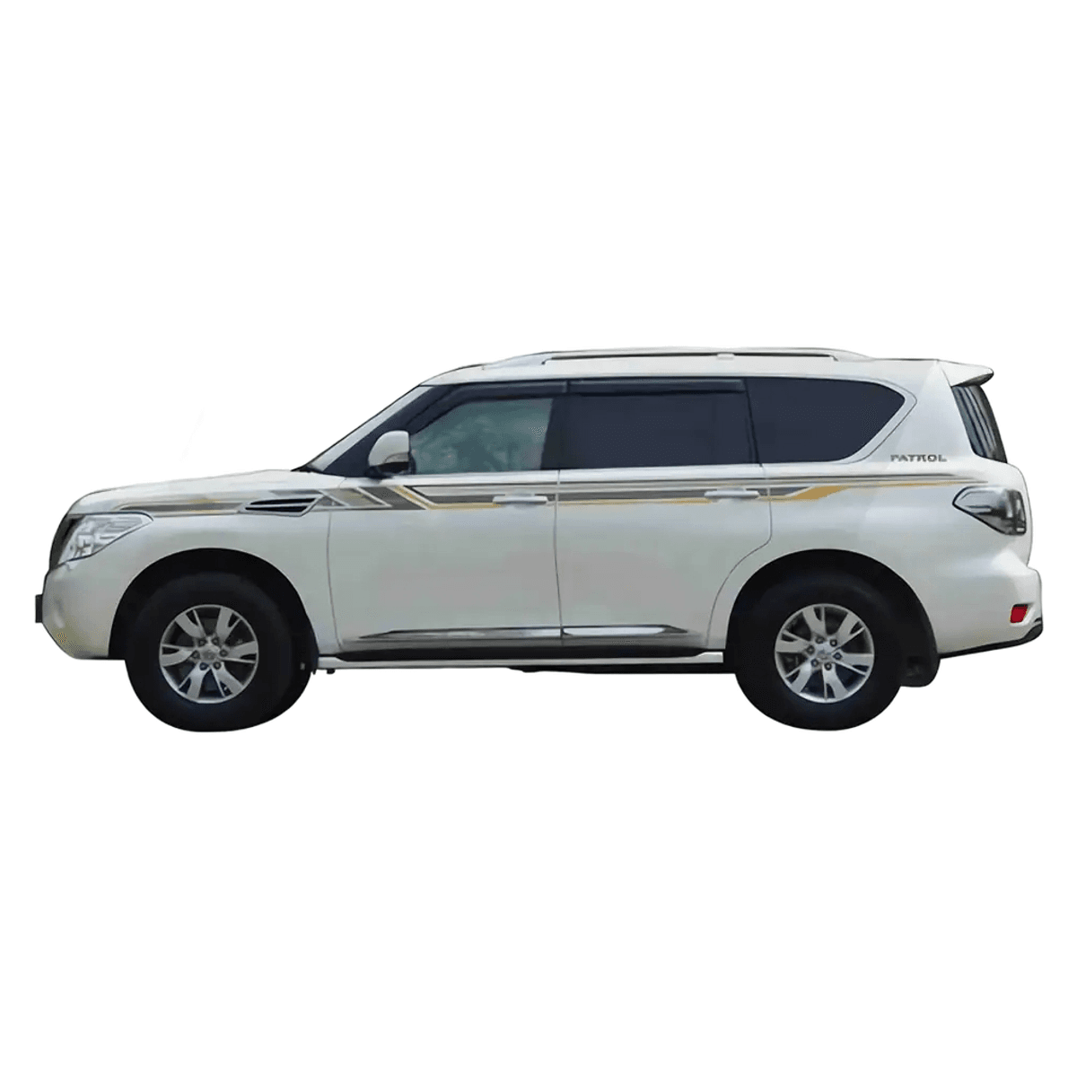 Nissan Patrol Y62 Gold Gray Body Sticker Decal 2010-2019