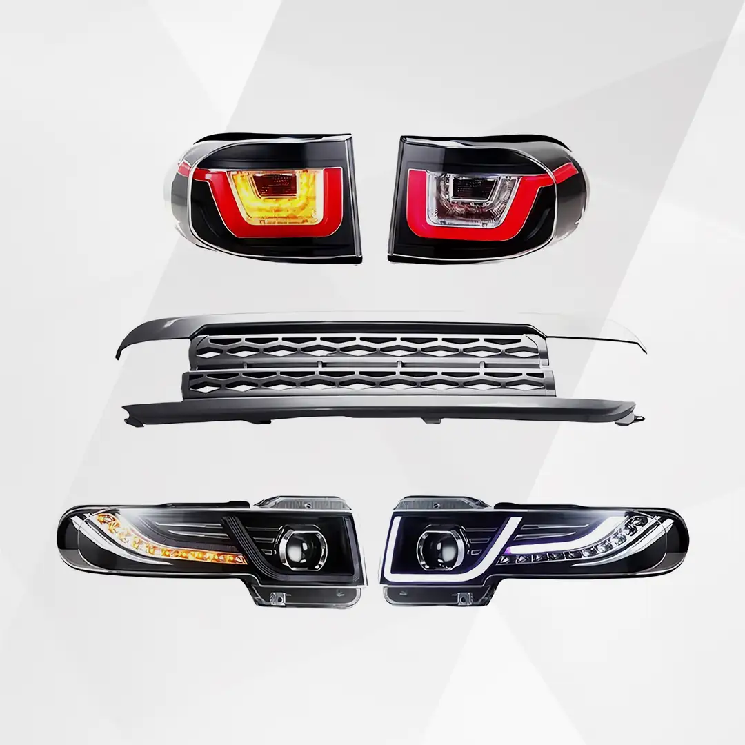 Toyota FJ Cruiser Body Kit Front Grille with Lights PP Plastic Set