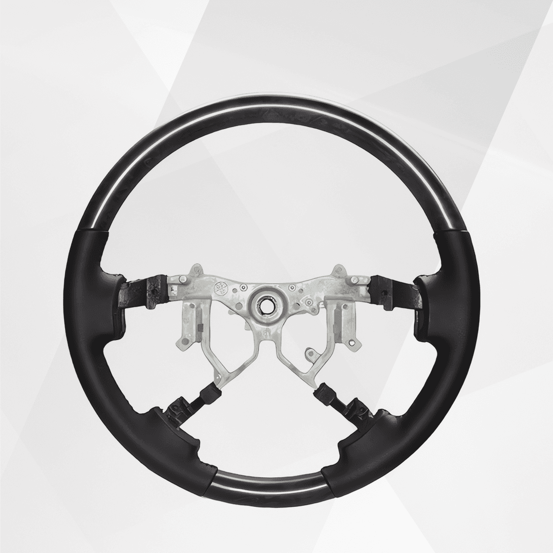 Toyota Land Cruiser LC200 Dark Wood Leather Steering Wheel 2008-2015