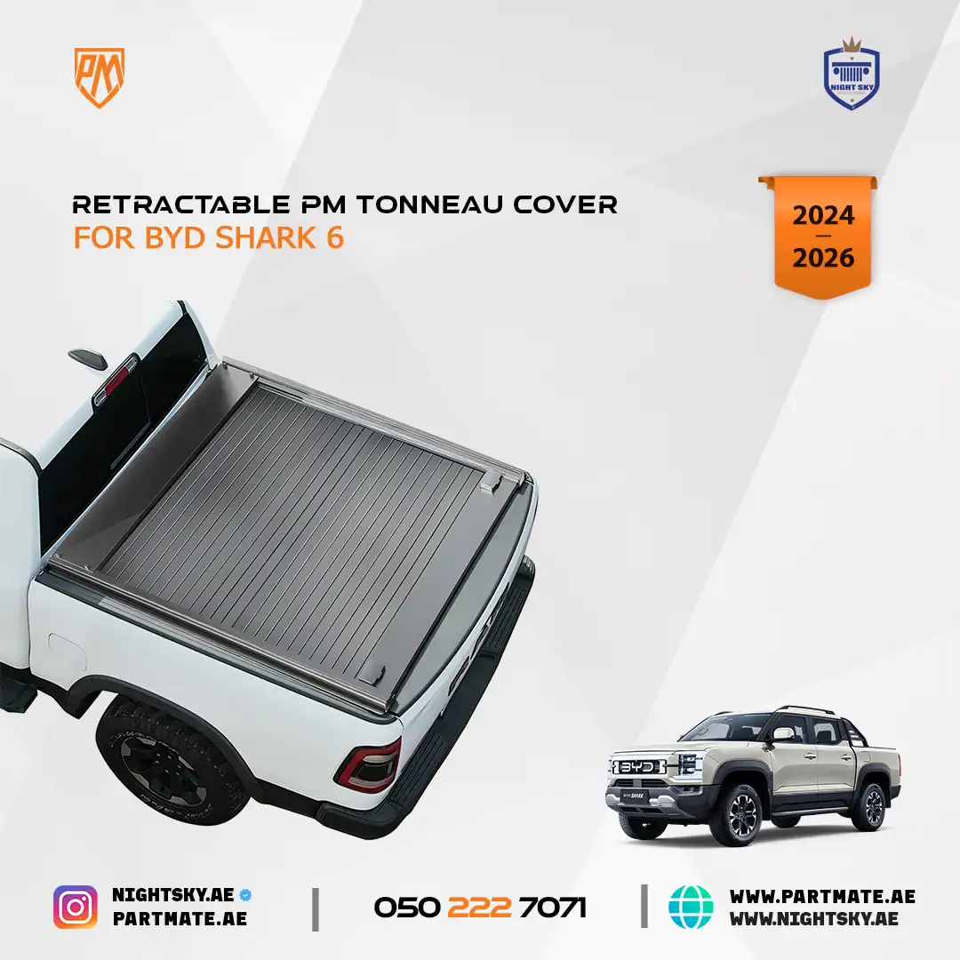 BYD Shark 6 Retractable PM Tonneau Cover 2024-2026