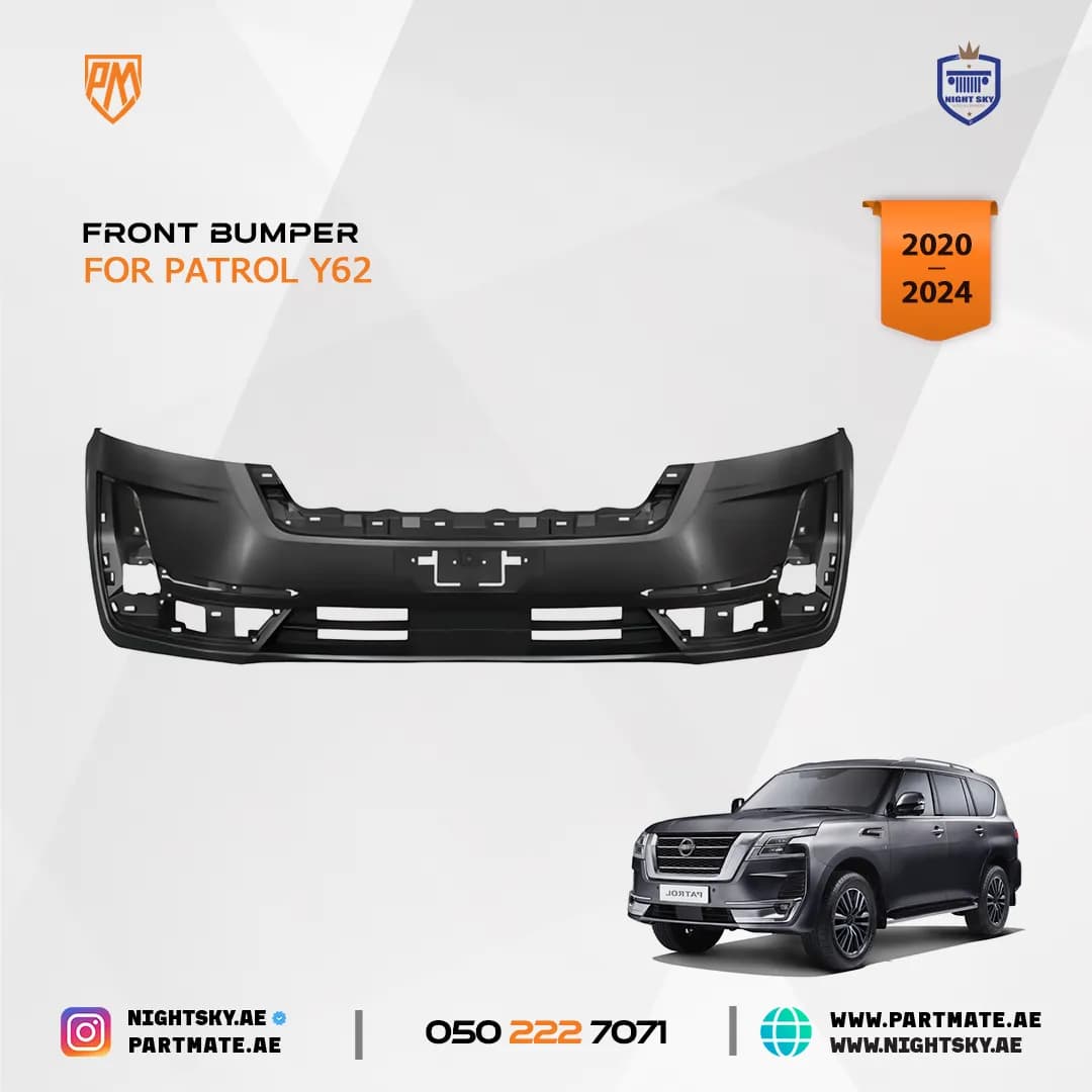 Nissan Patrol Y62 Front Bumper Restyling (2020–2024)