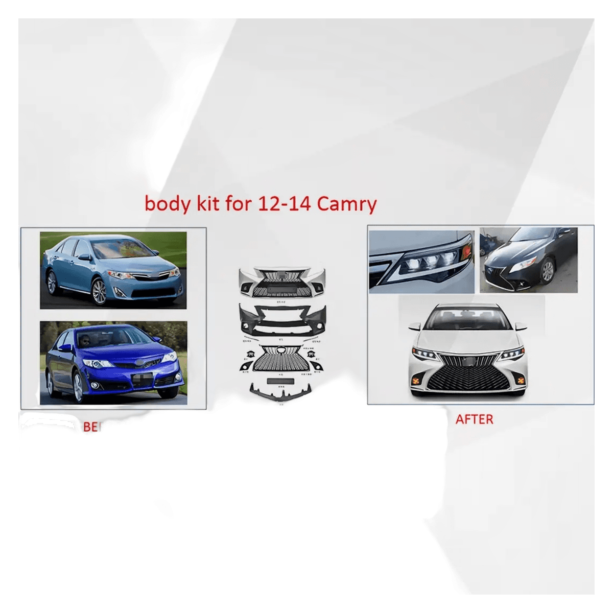 Toyota Camry Front Bumper Body Kit 2012-2014