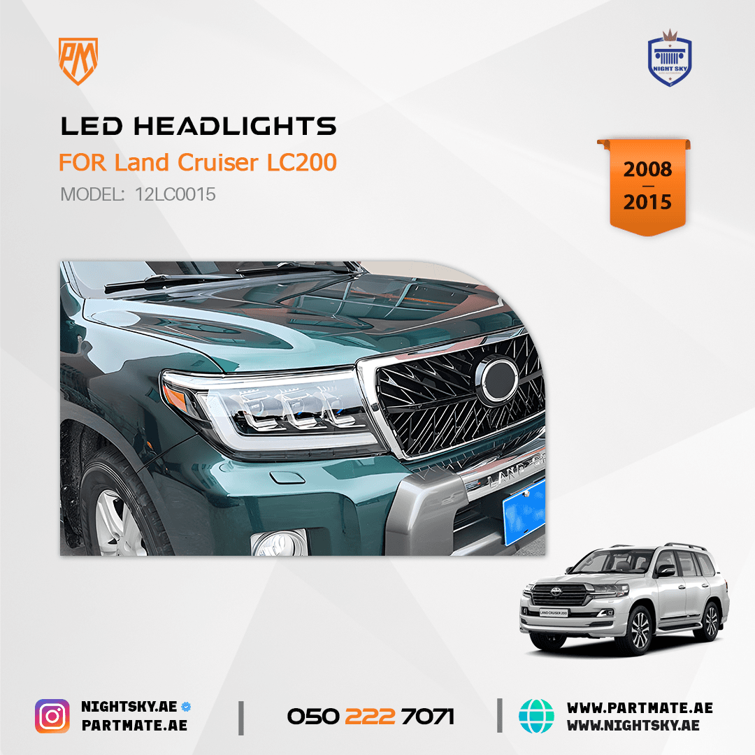 Toyota Land Cruiser LC200 LED Headlights