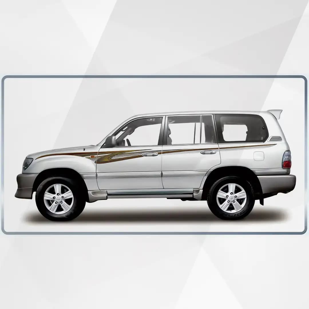 Toyota Land Cruiser 2007 VXR Sticker Decal Set