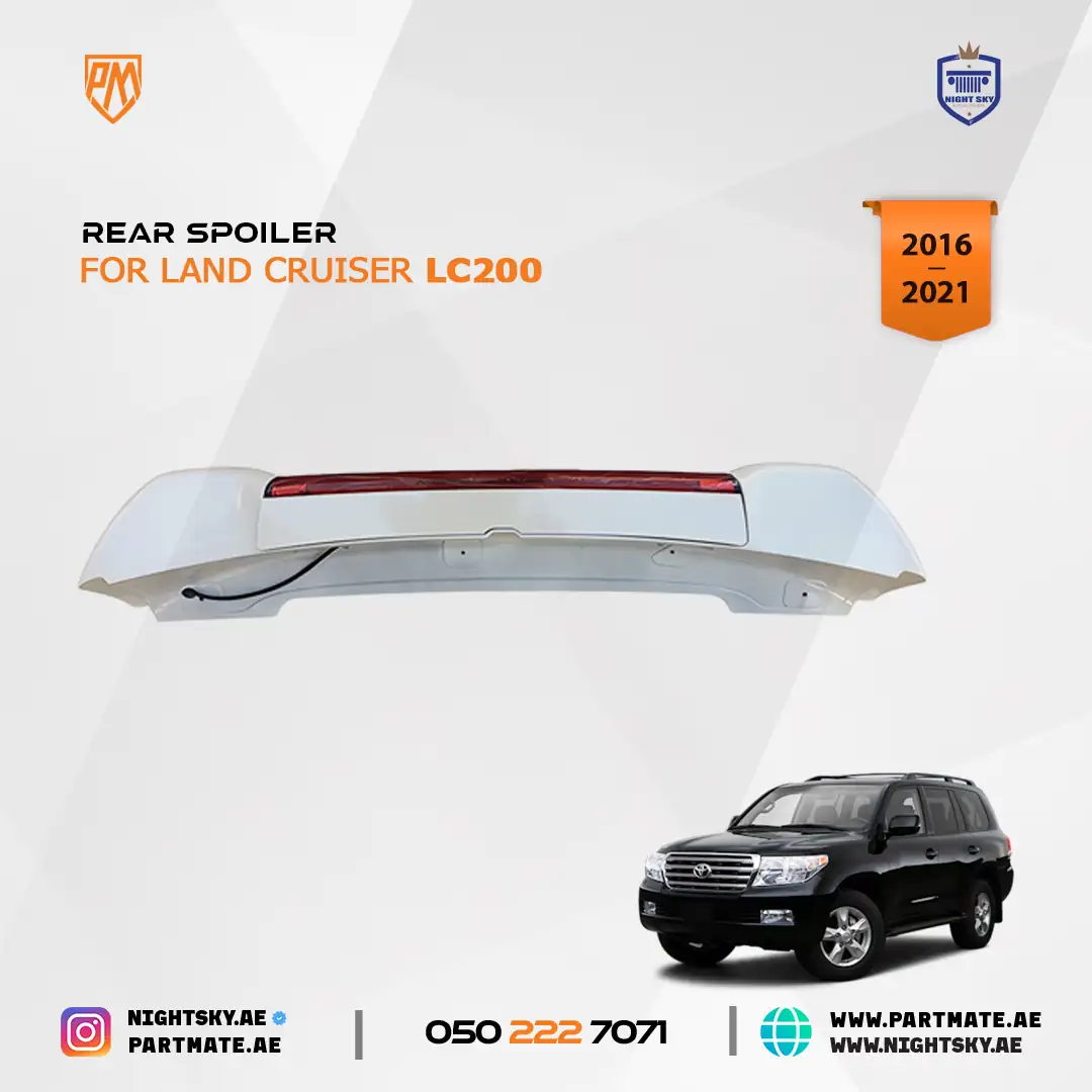 Toyota Land Cruiser FJ200 Rear Spoiler Wing 2016-2021