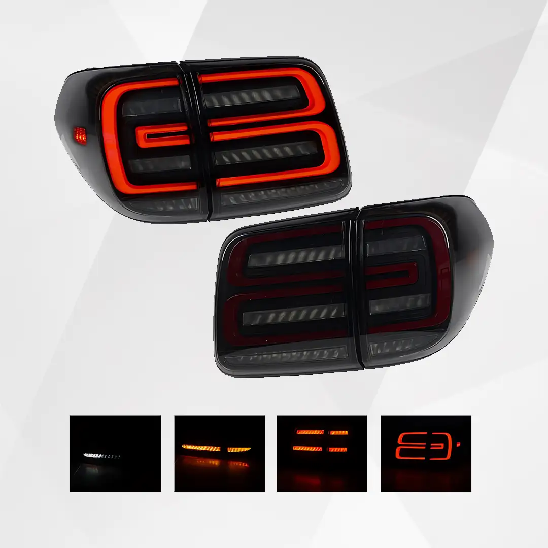 Nissan Patrol Y62 Smoked LED Tail Lights 2012-2019