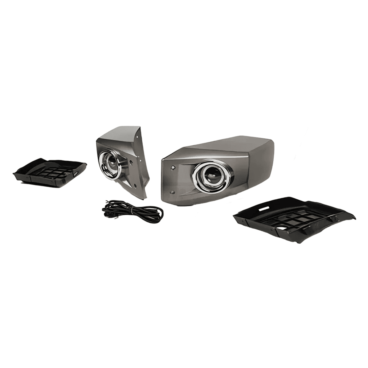 Toyota FJ Cruiser LED Fog Lights V1 (Matte Black)