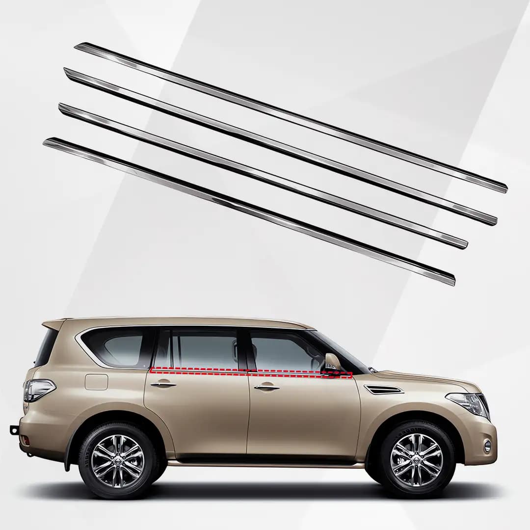 Nissan Patrol Y62 Window Weatherstrip Belt Trim Seal Set