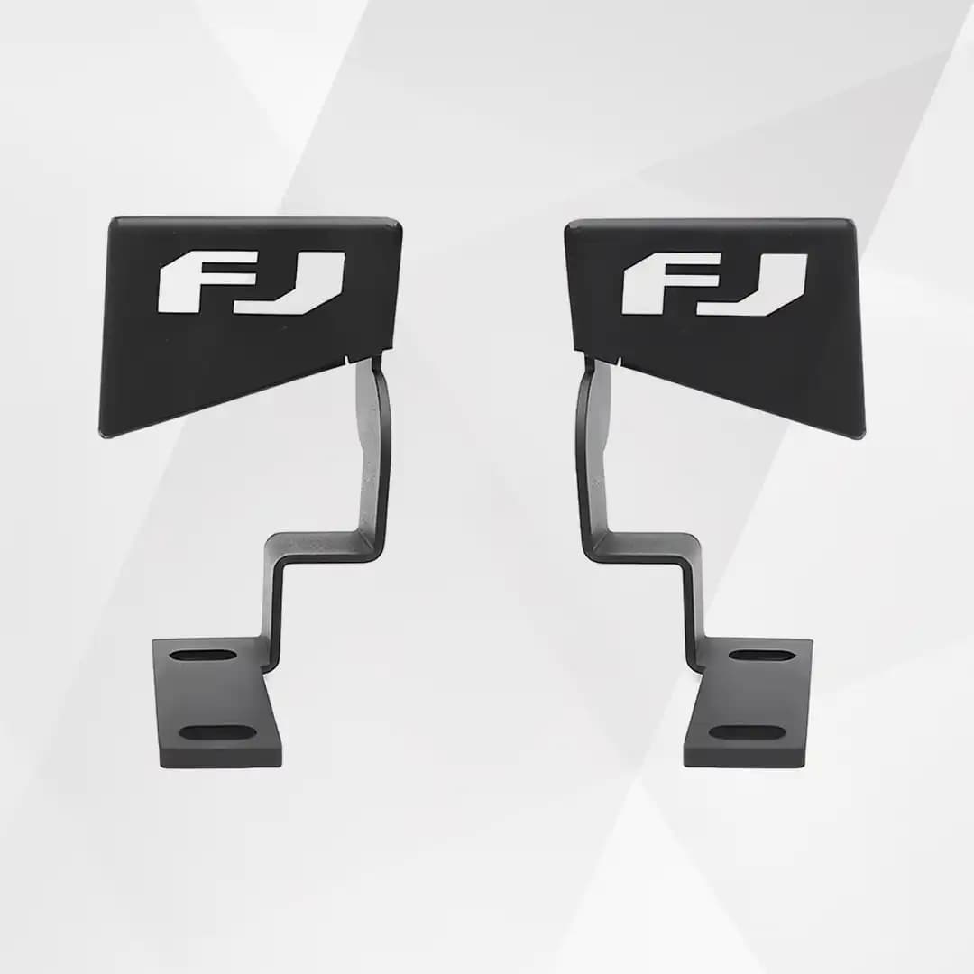 2007–2023 Toyota FJ Cruiser Ditch Light Hood Mounting Brackets