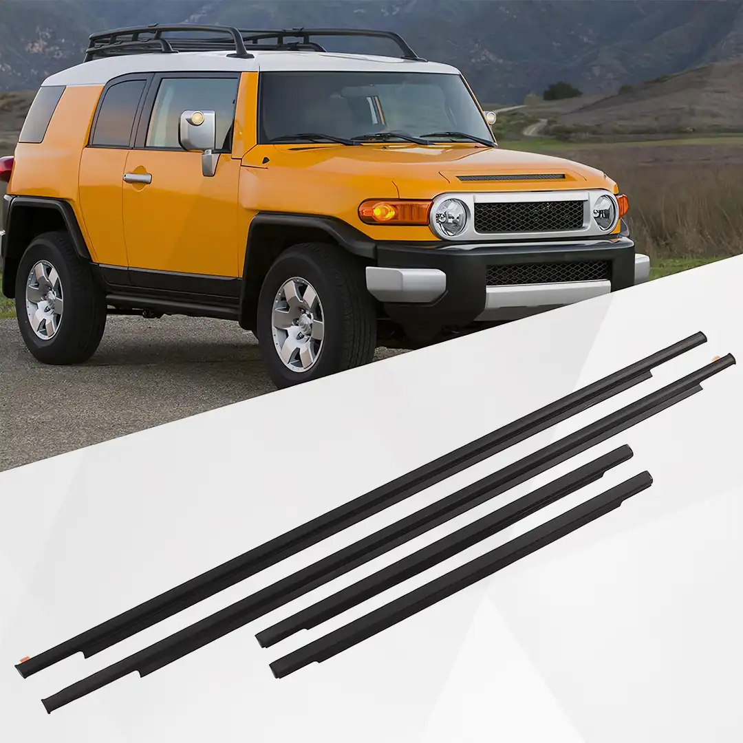 Toyota FJ Cruiser Window Belt Weatherstrip Trim Set 4PCS 2007-2023