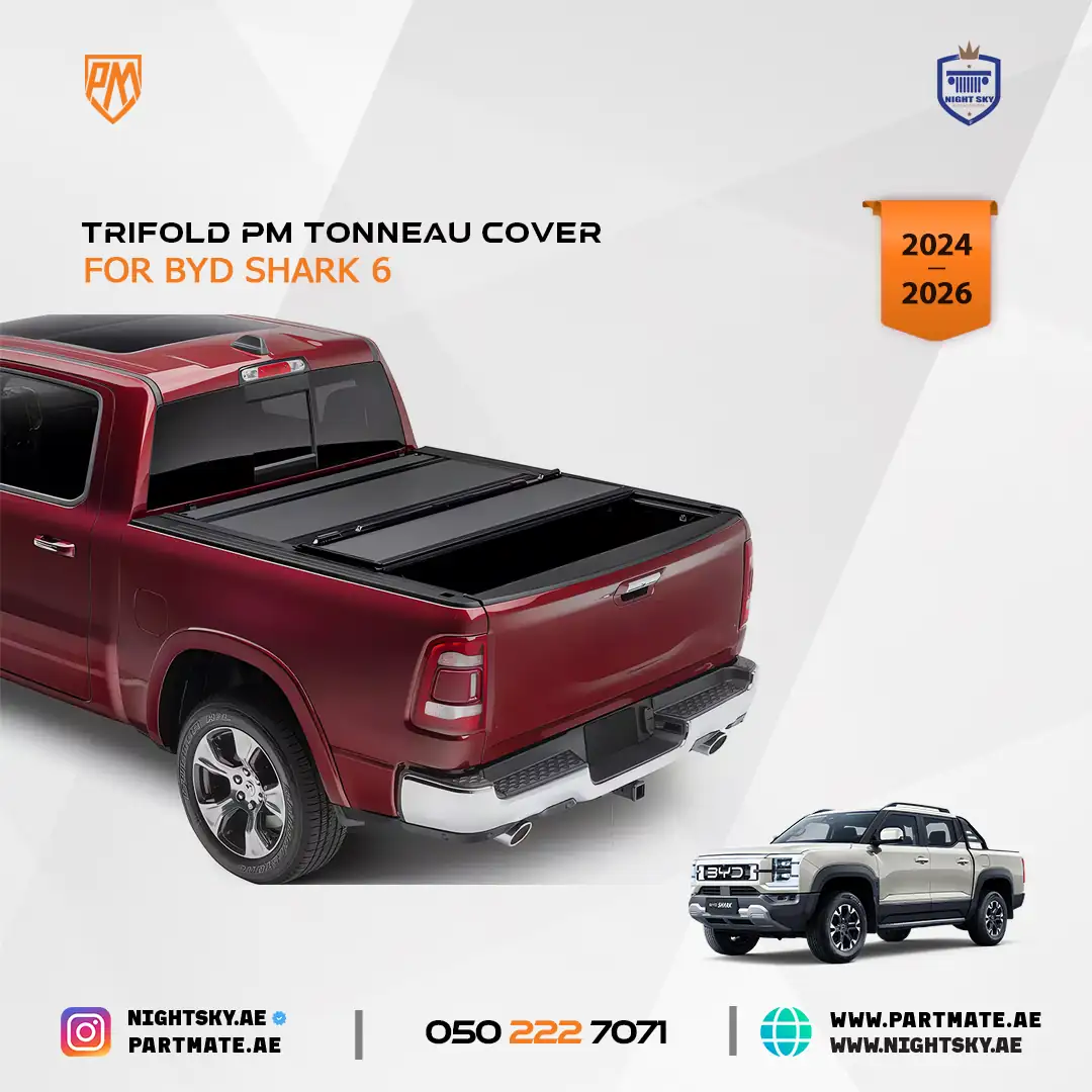 BYD Shark 6 Tri-Fold PM Tonneau Cover 2024-2025