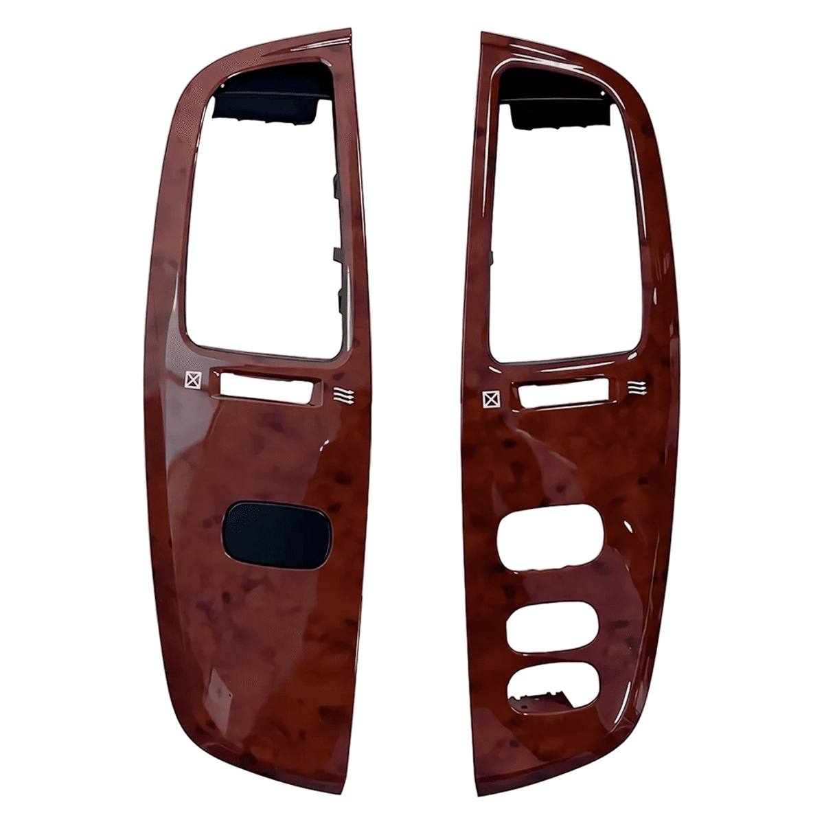 Toyota Land Cruiser LC100 AC Vent Grille (2003–2007) – RHD Wood Panel Dashboard Outlet