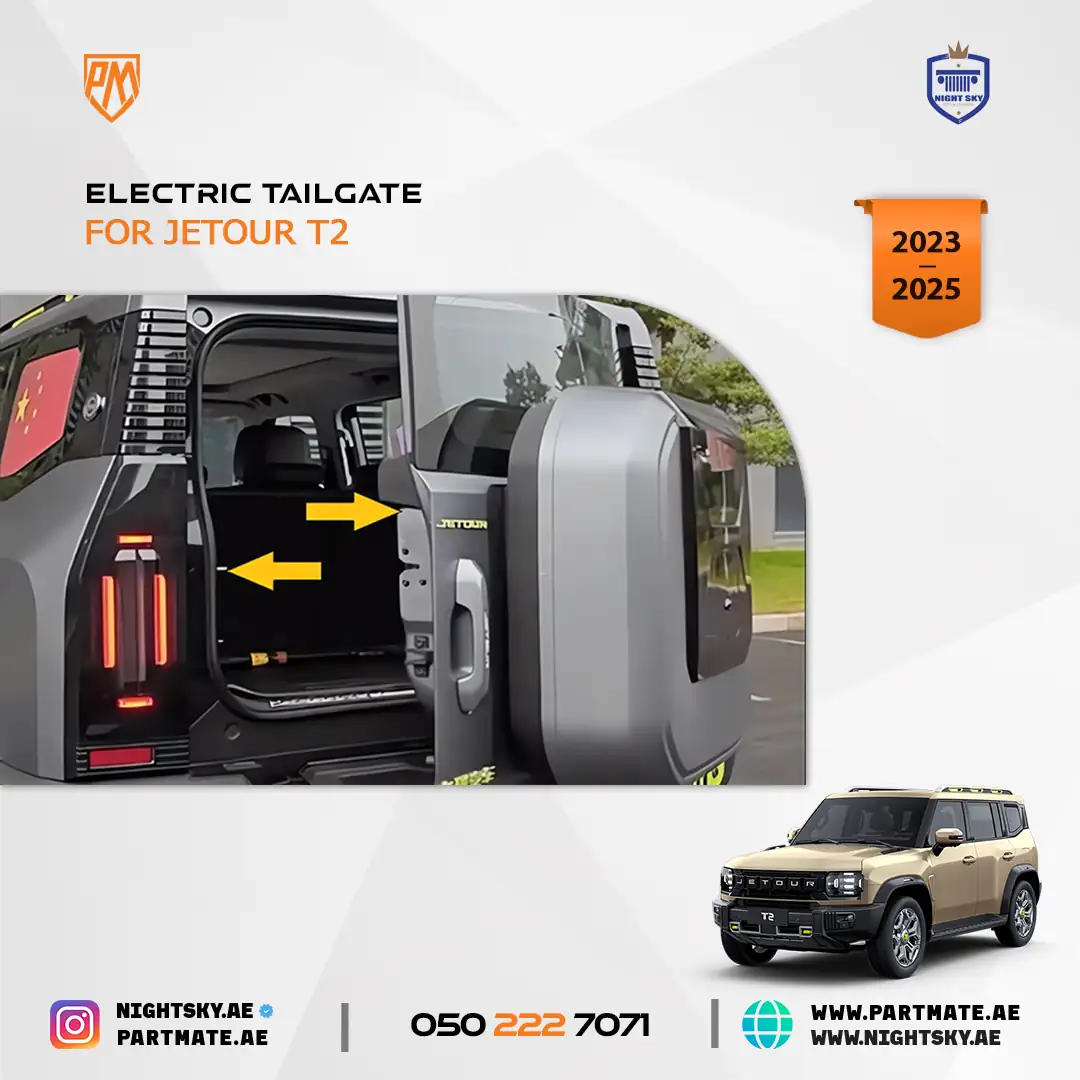 Jetour T2 Electric Tailgate Automatic Power Liftgate