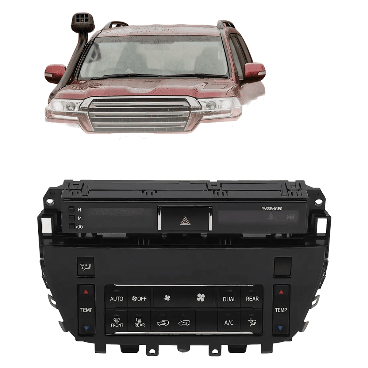 Toyota Land Cruiser LC200 AC Control Button High Sensitivity Replacement 2016-2021
