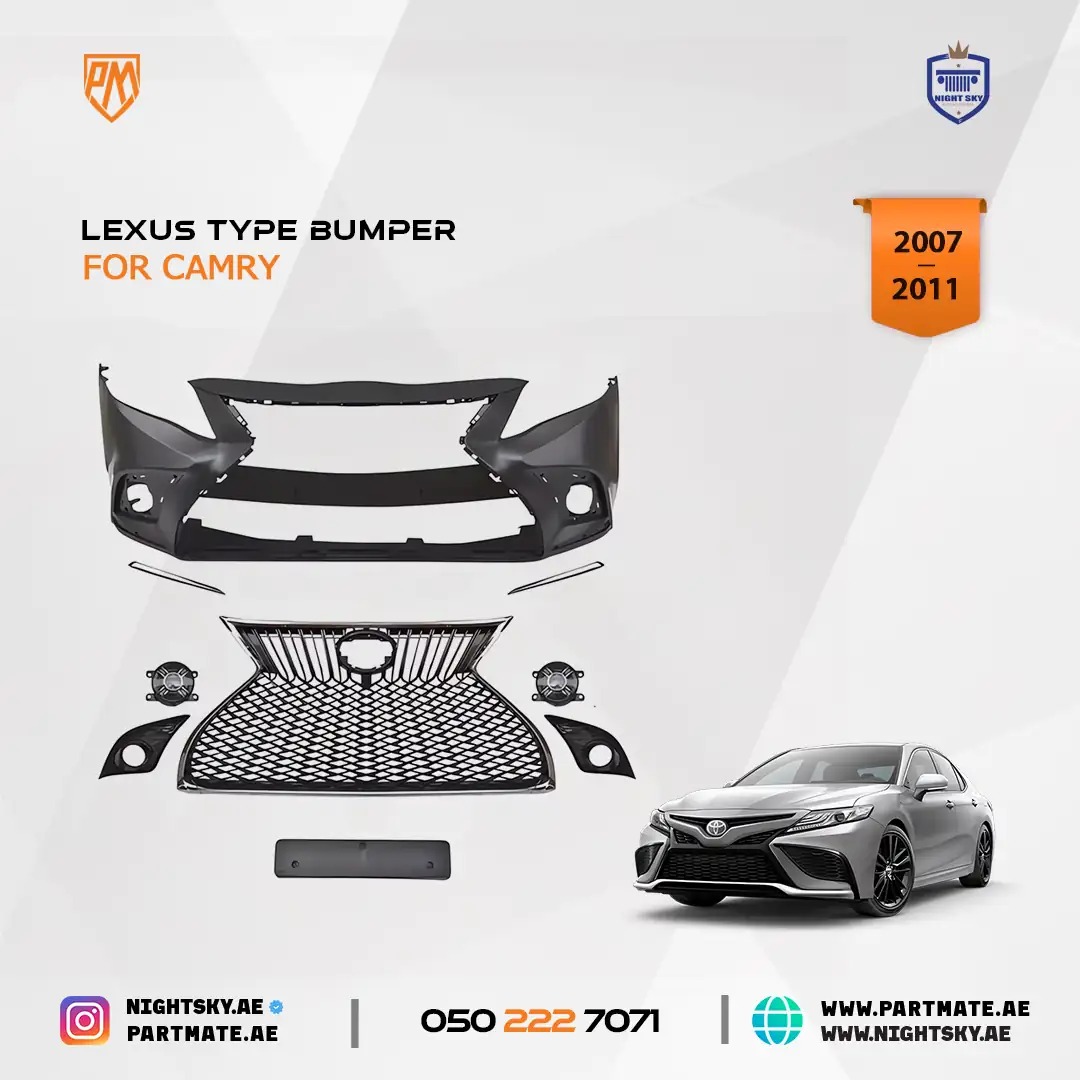 Toyota Camry Front Bumper Upgrade Body Kit 2007-2011