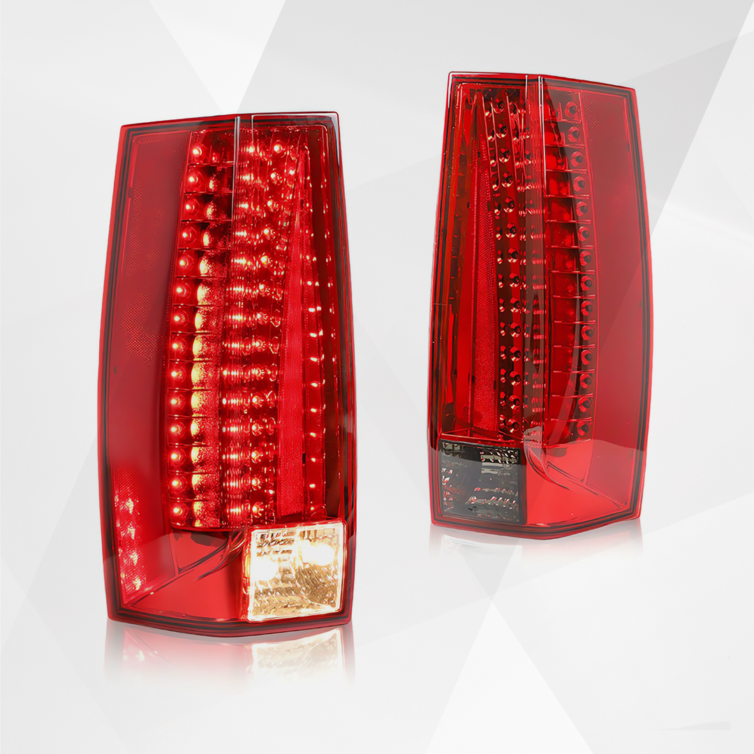 GMC Yukon Tahoe Suburban 2007-2014 Vland LED Tail Lights Red Signal