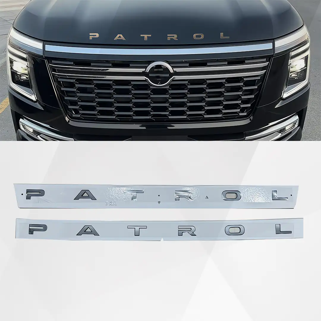 Nissan Patrol Y62 Front Grille English Letter Emblem