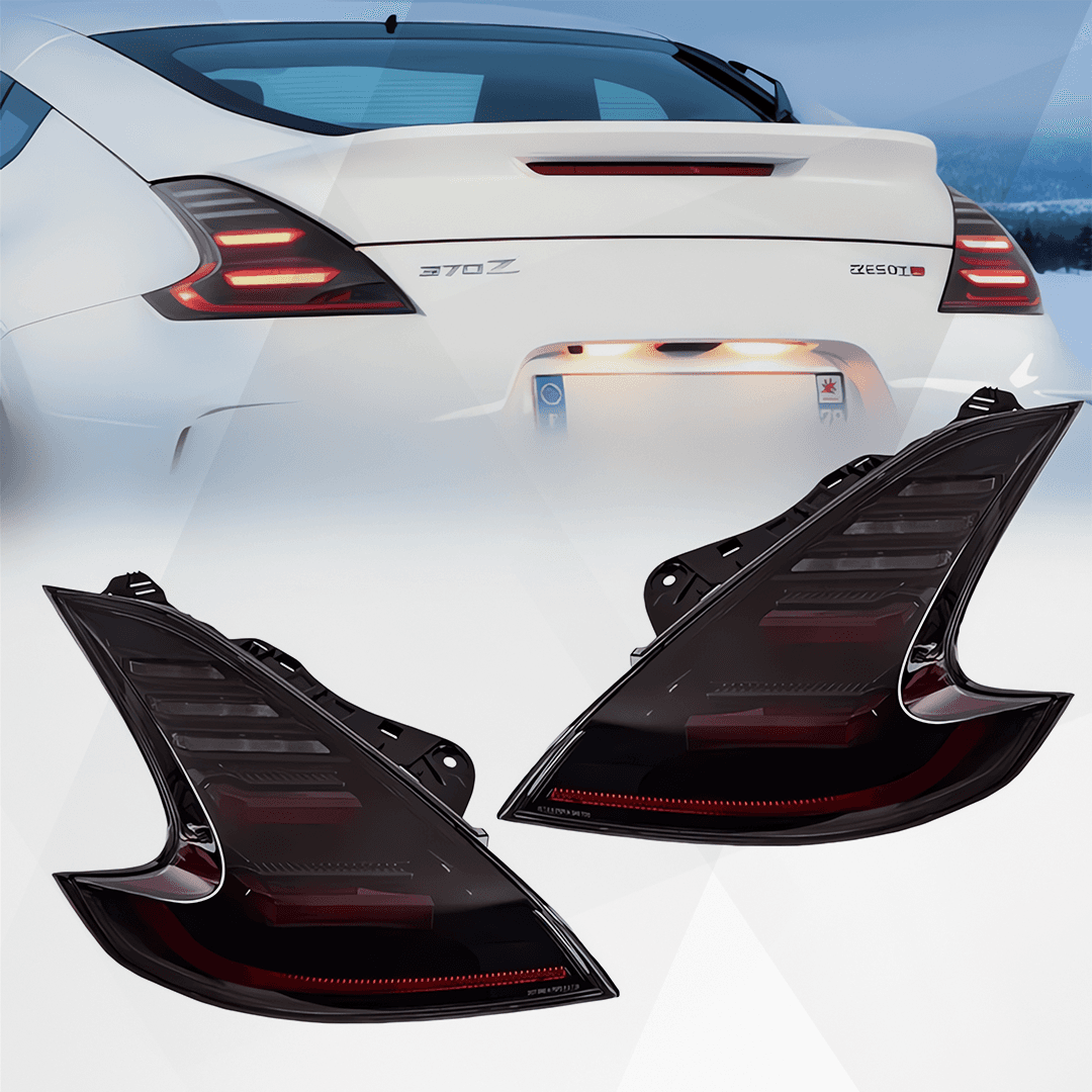 LED Tail Lights for Nissan 370Z 2009-2020 – New DRL Style