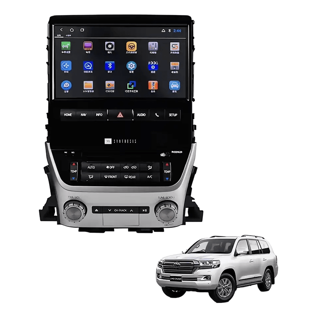 Toyota Land Cruiser 2016-2021 Android Screen – Premium Multimedia Upgrade