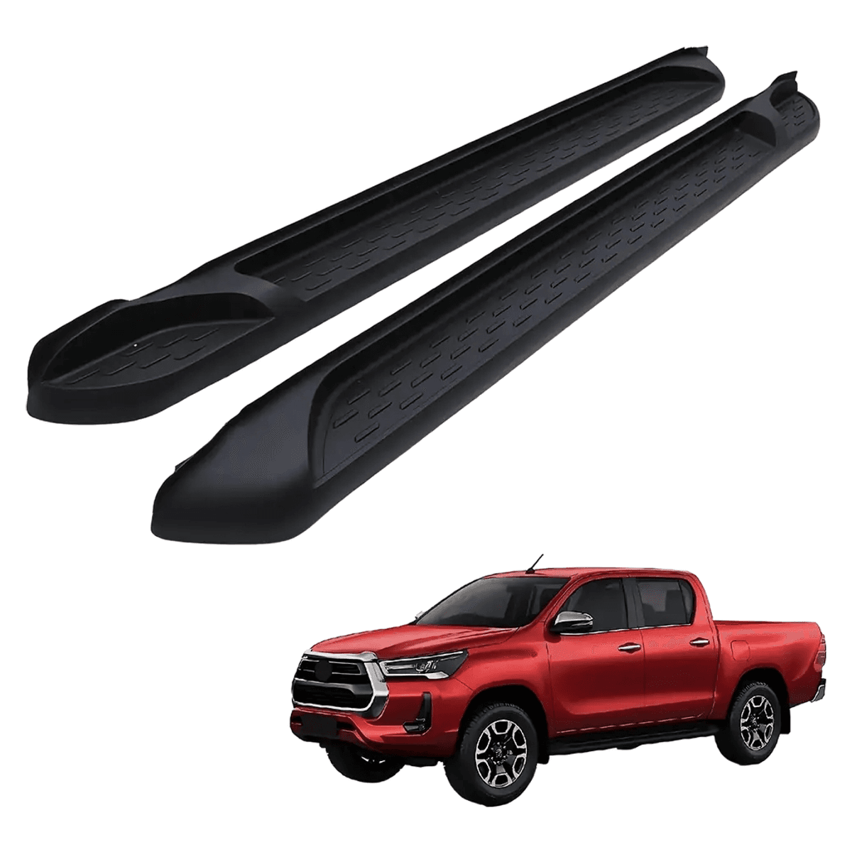 Toyota Hilux Revo Side Steps Running Boards 2023-2025