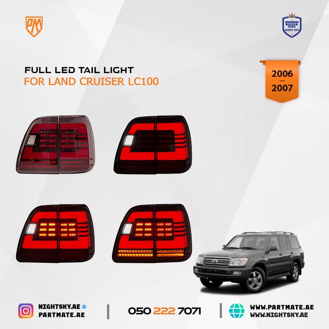 Toyota Land Cruiser LC100 2006-2007 LED Tail Lights