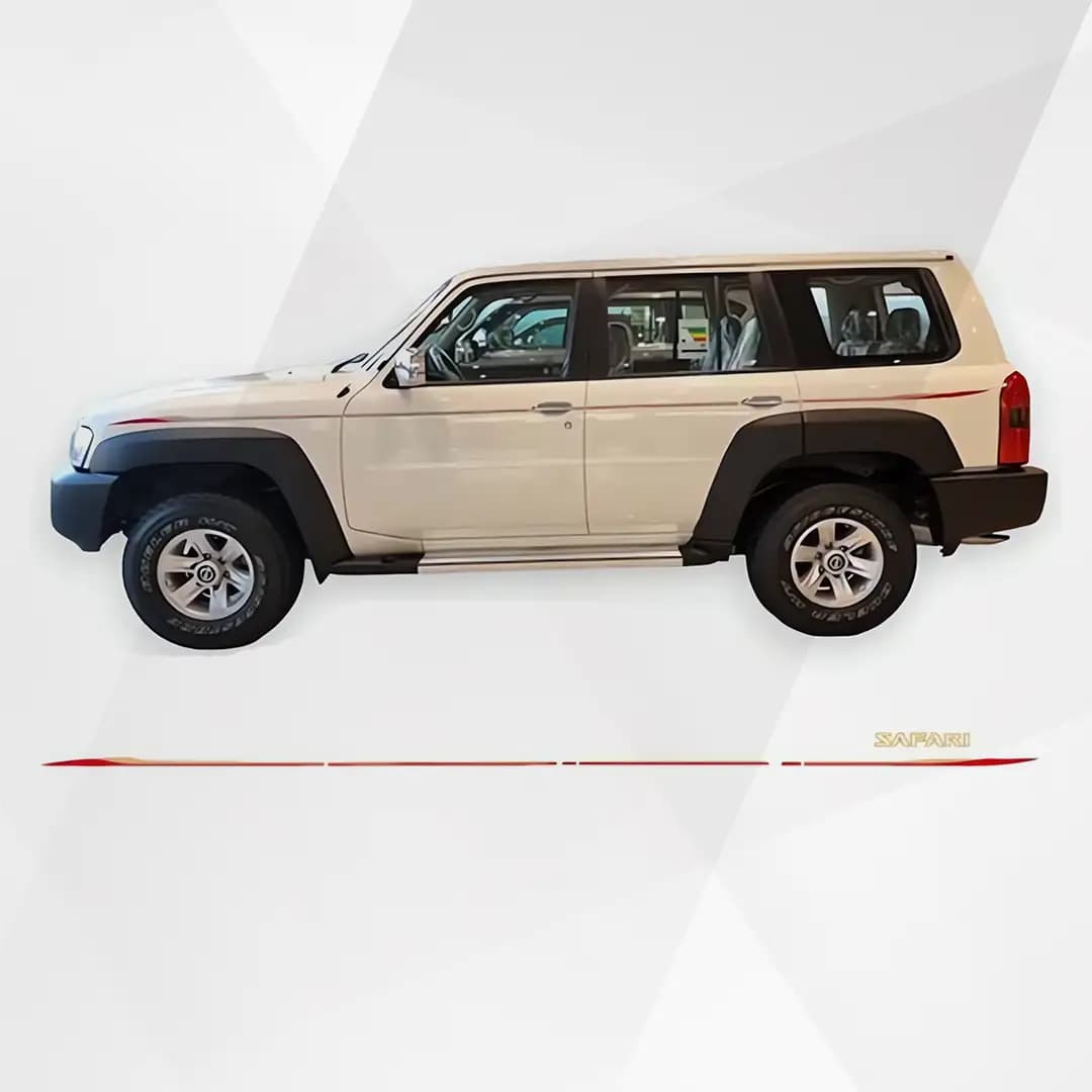 Nissan Patrol VTC Double Cab Body Sticker Red Gold 2008-2021