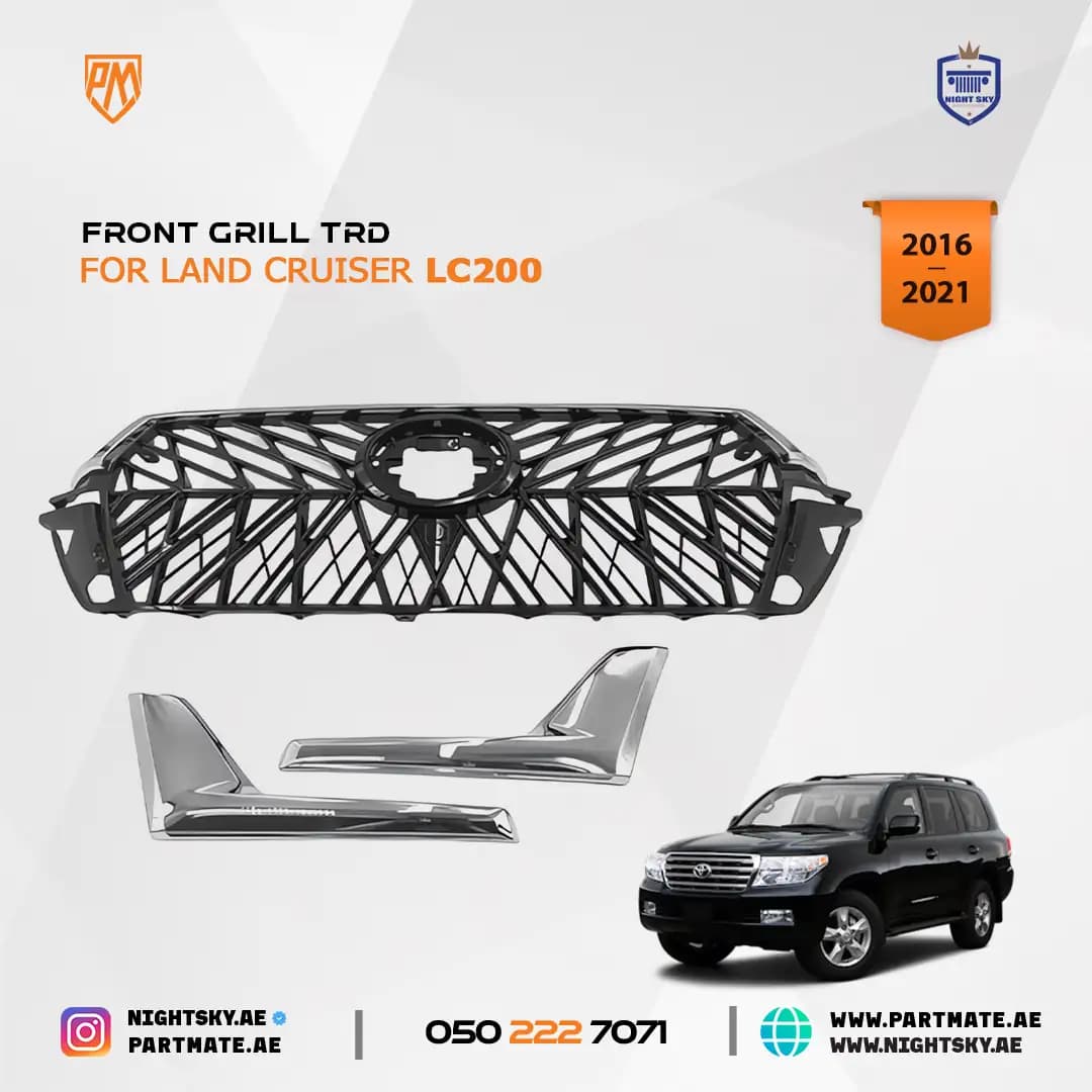 Toyota Land Cruiser FJ200 2016-2021 TRD Front Grille