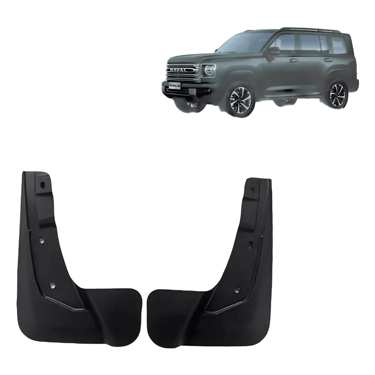 Haval H9 Mud Flap Splash Guard Set Front & Rear