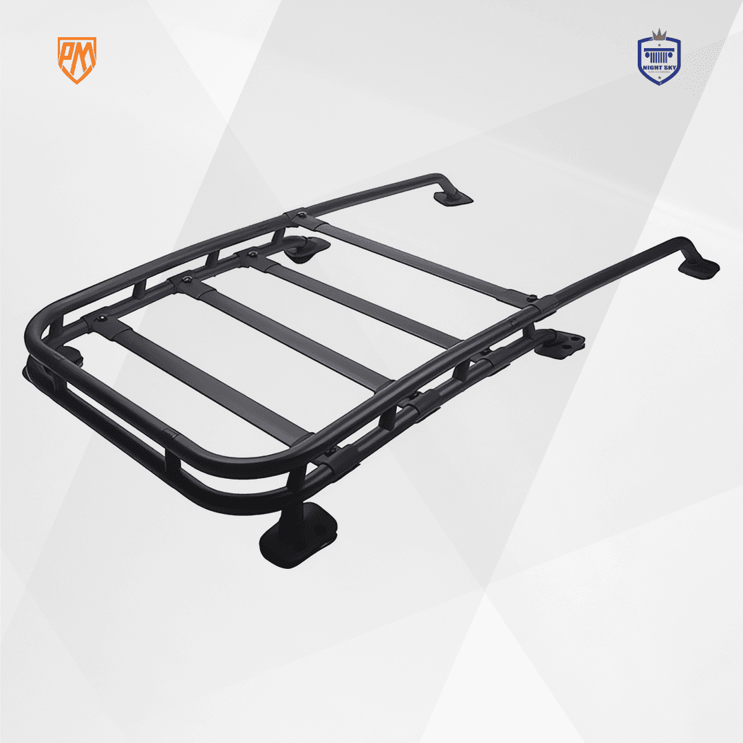 FJ Cruiser Black-Coated Aluminum Roof Rack Rail
