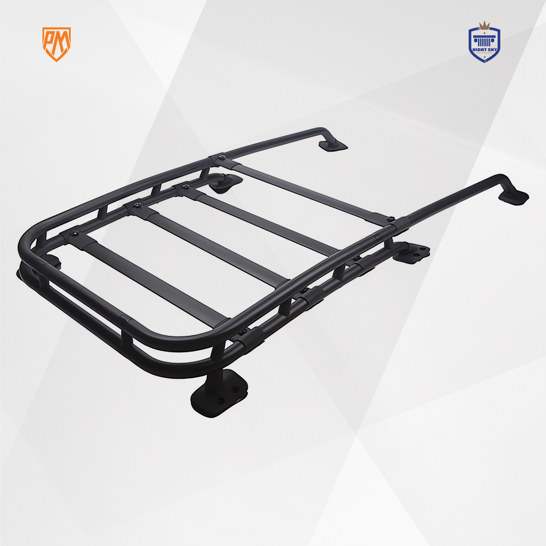 FJ Cruiser Black-Coated Aluminum Roof Rack Rail