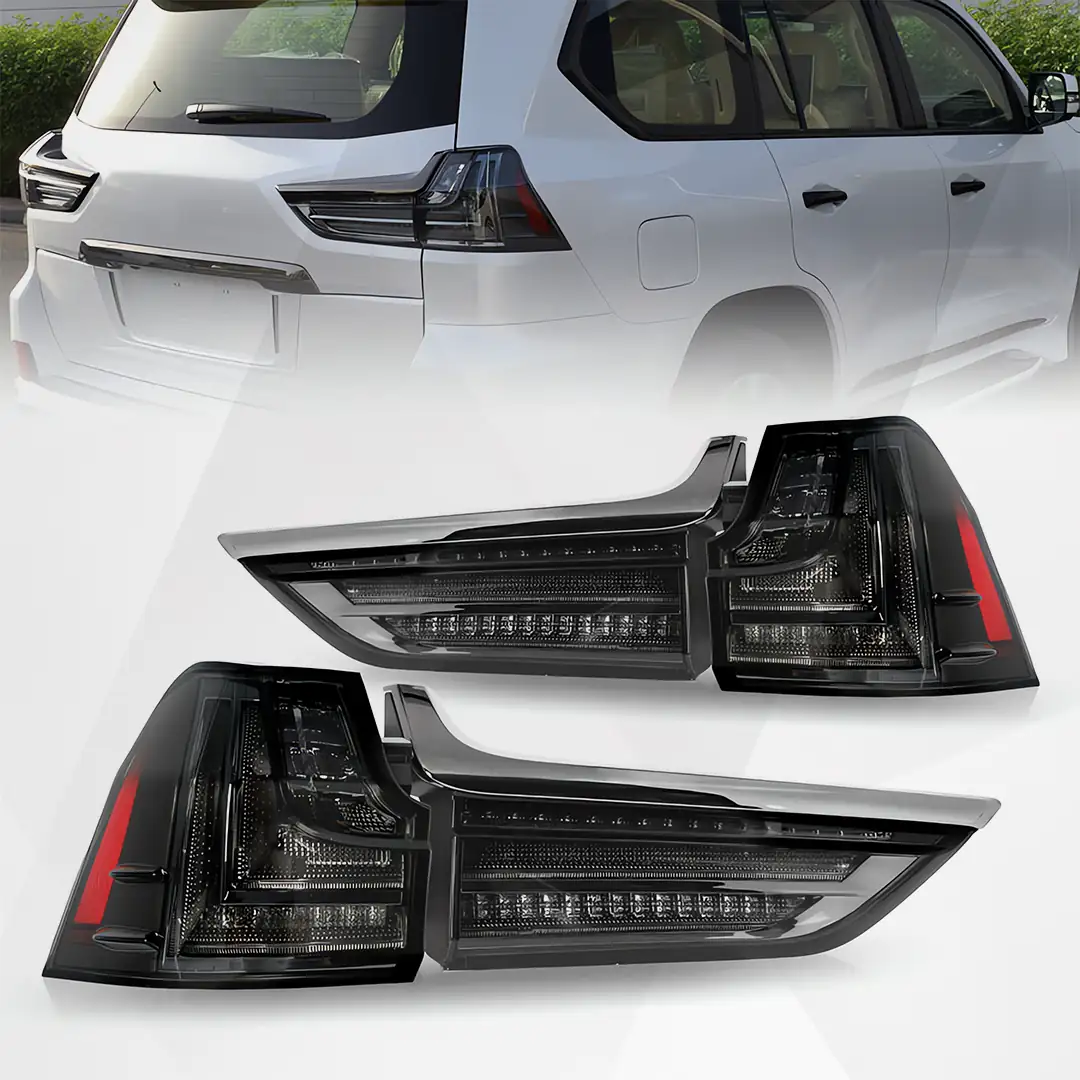 Lexus LX570 Upgraded Smoke LED Tail Lights 2016-2021