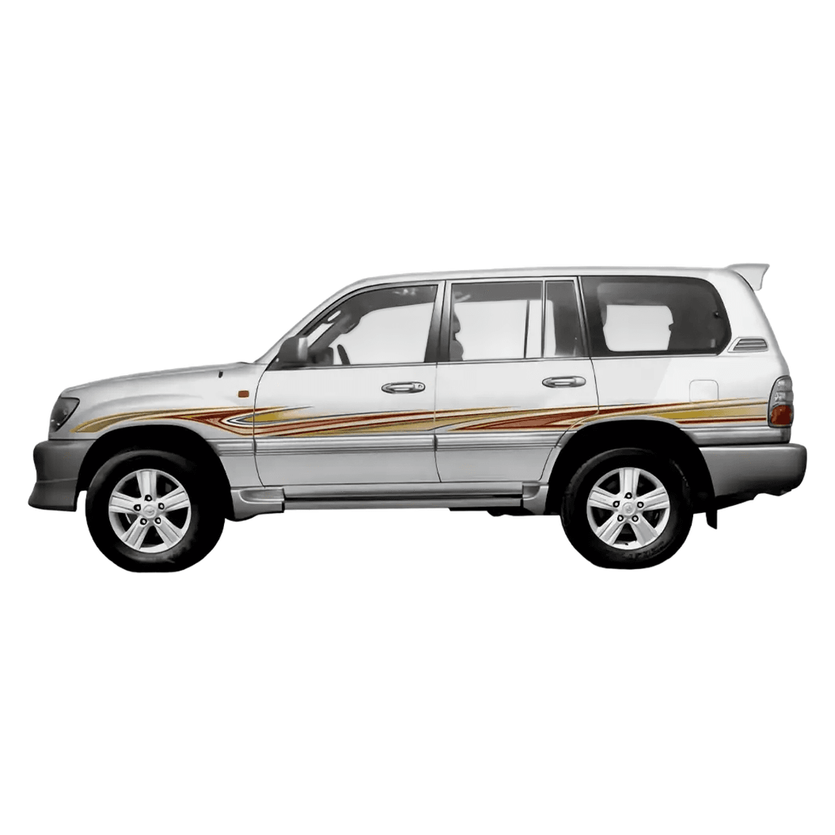 Toyota Land Cruiser 2006 GXR Sticker Decal Set
