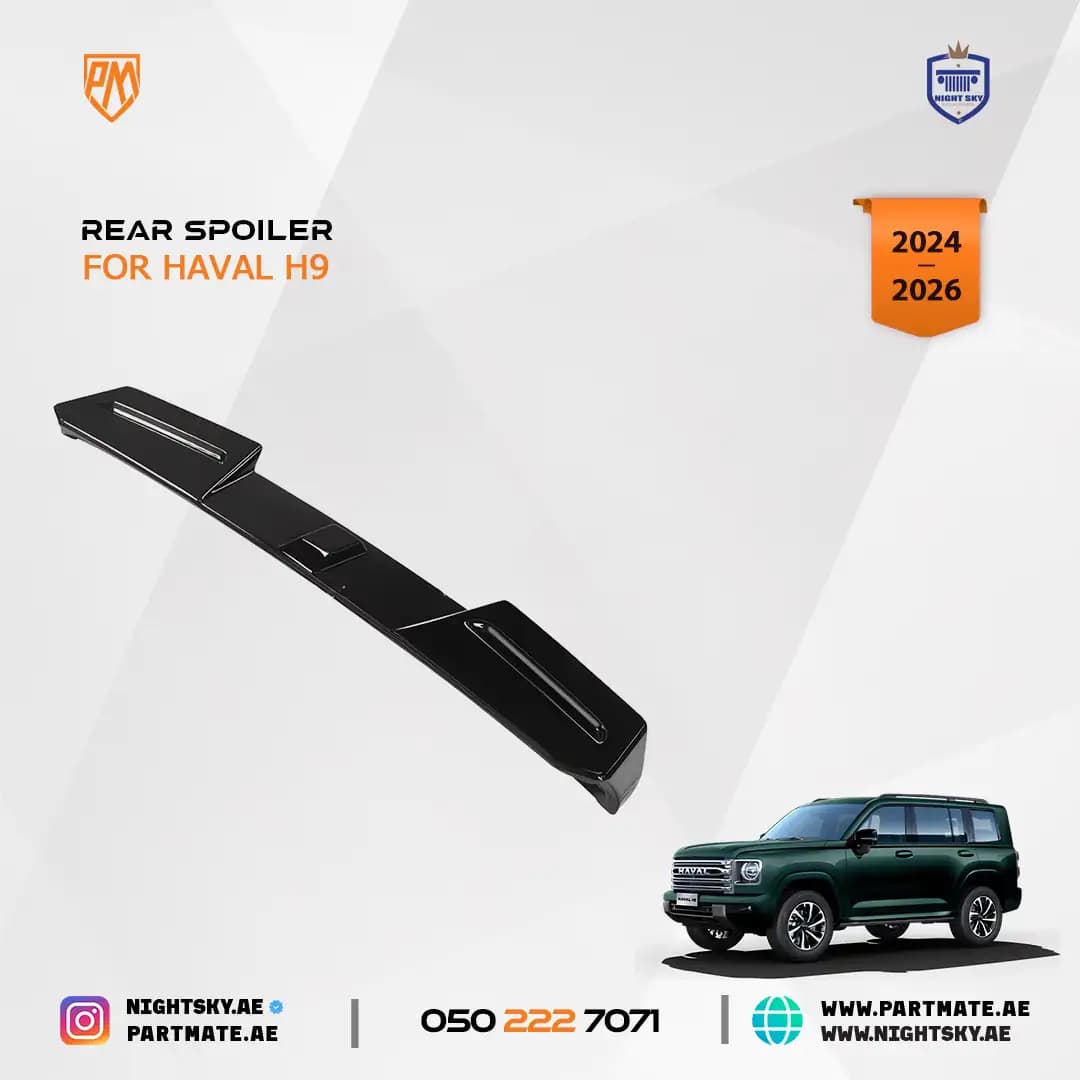 Haval H9 Rear Roof Spoiler ABS Sport Design