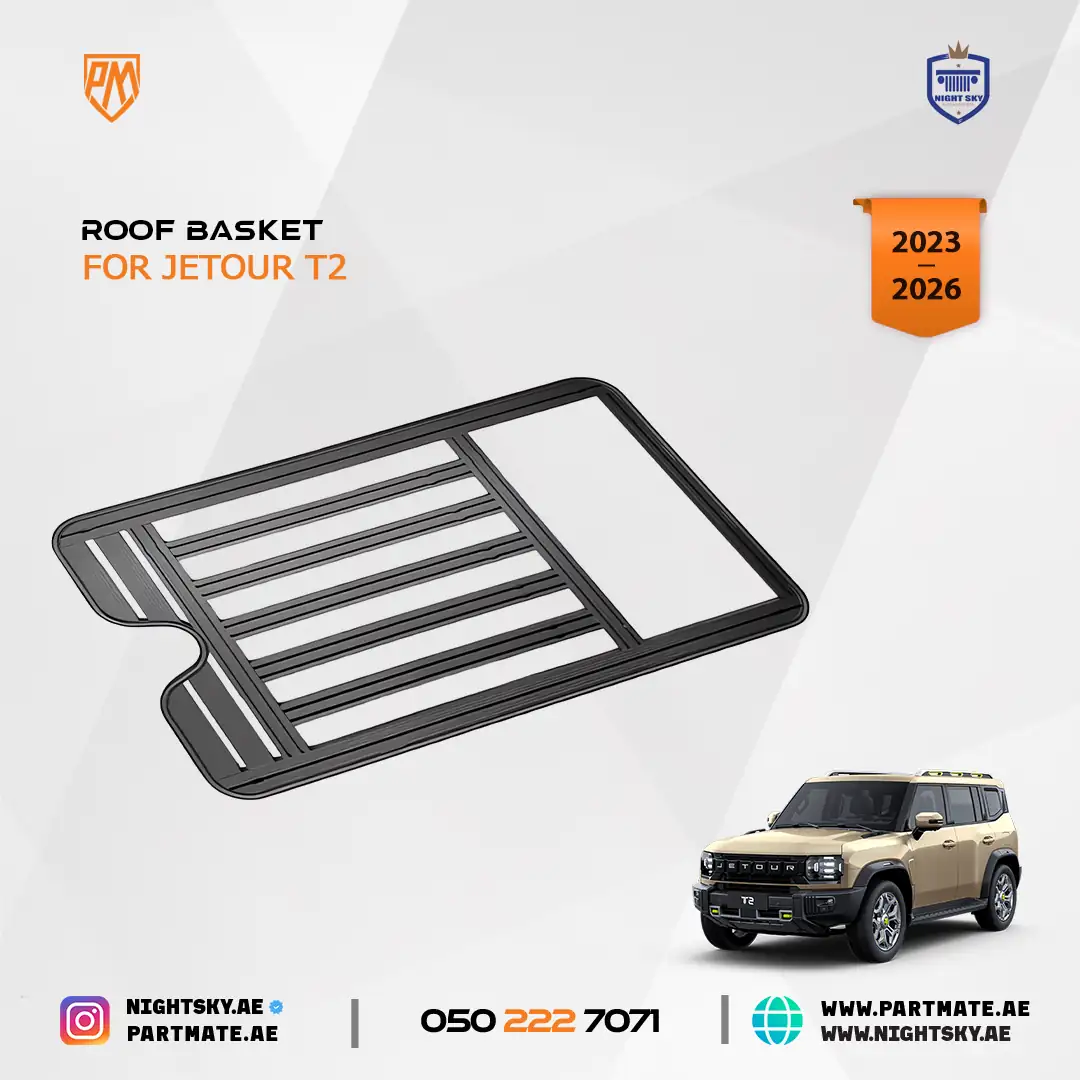 Jetour T2 2023+ Full Aluminum Roof Rack 203x120cm