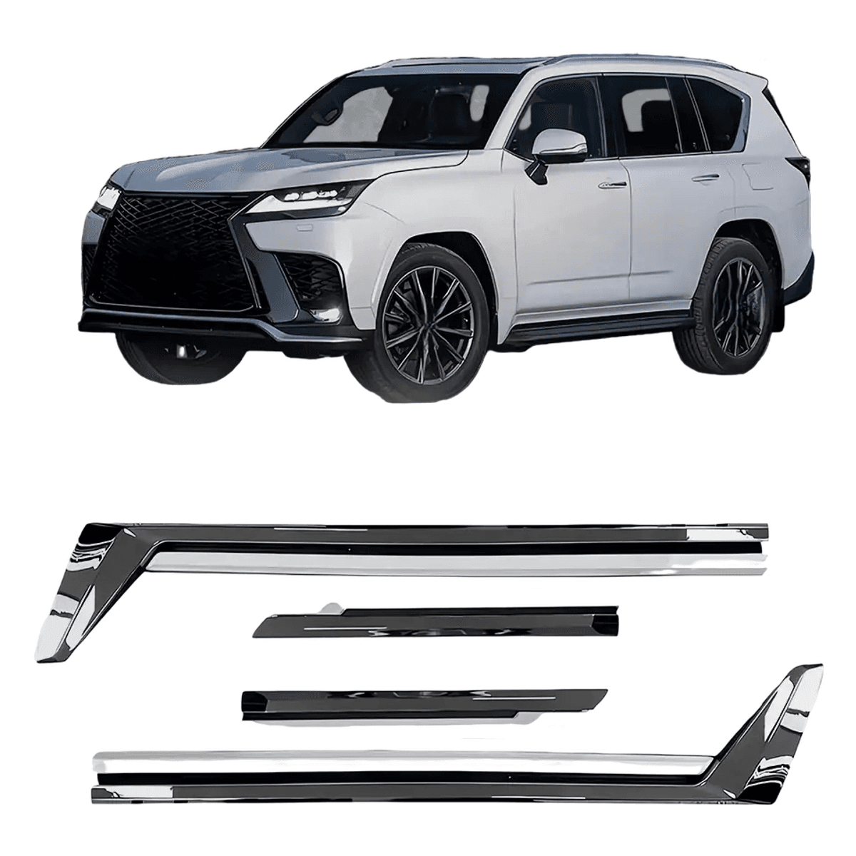Lexus LX600 Door Sill Molding Trim Set 2022-2026