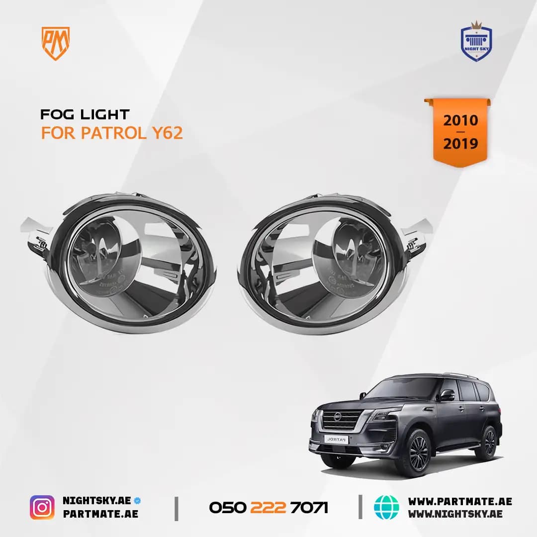 Nissan Patrol Y62 Front Fog Light Kit 2010-2013