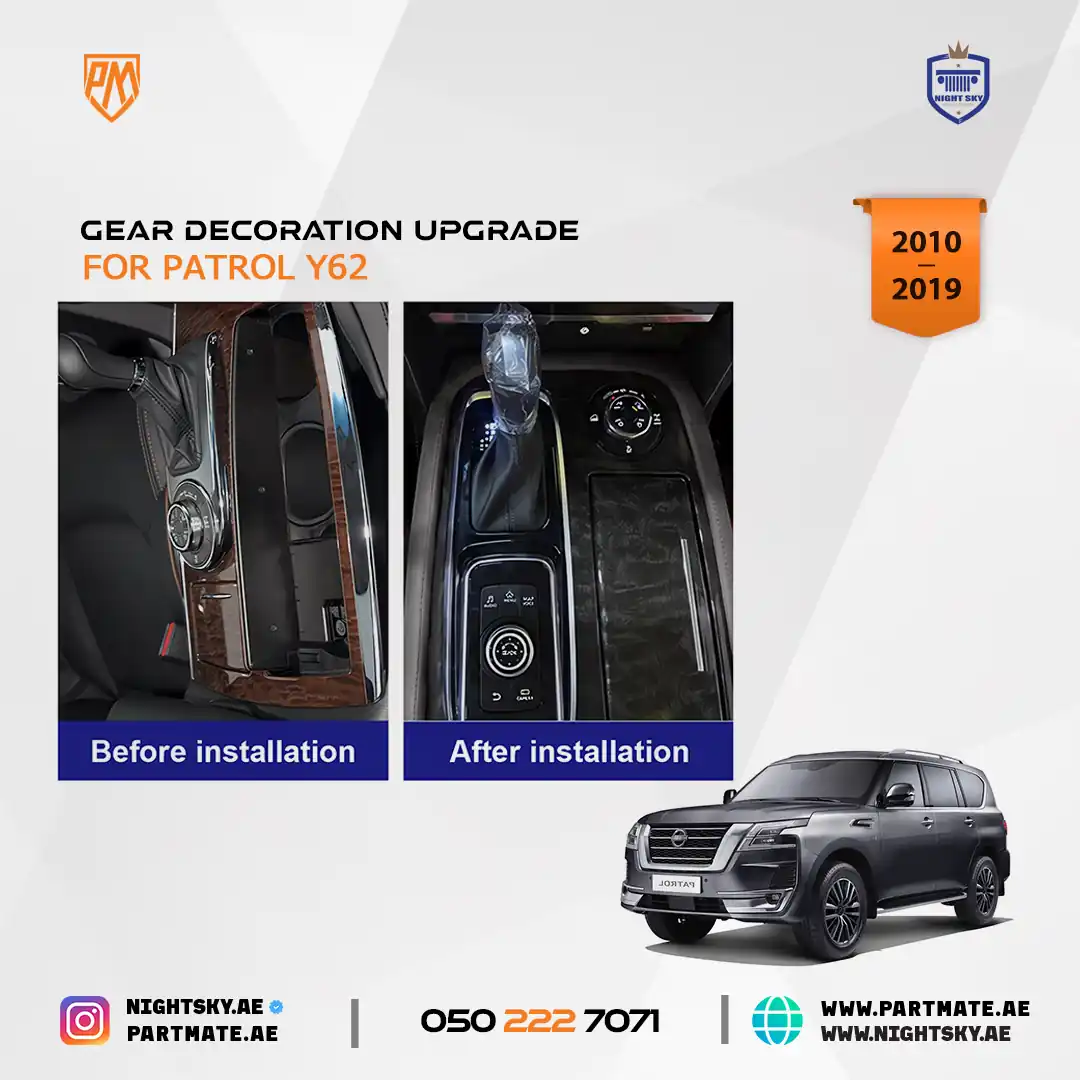 Nissan Patrol Y62 / Infiniti QX56 QX80 2020-2024 Multimedia Control Knob – Interior Console Upgrade