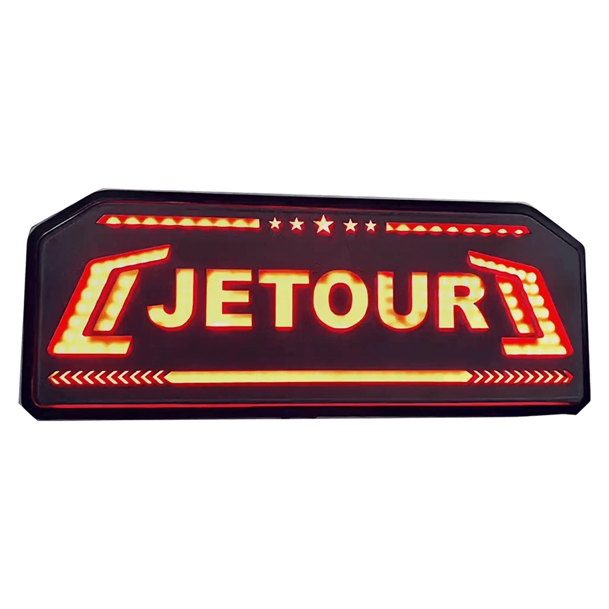 Jetour T2 LED “JETOUR” Spare Tire Cover Light – Rear Logo Illumination Upgrade