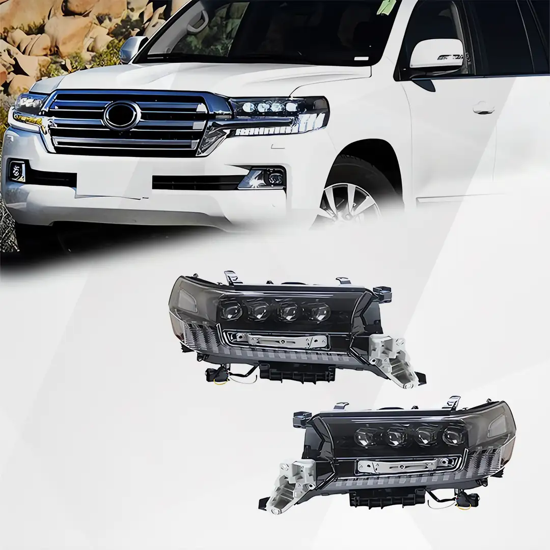 Toyota Land Cruiser LC200 LED Projector Headlights with DRL 2016-2020