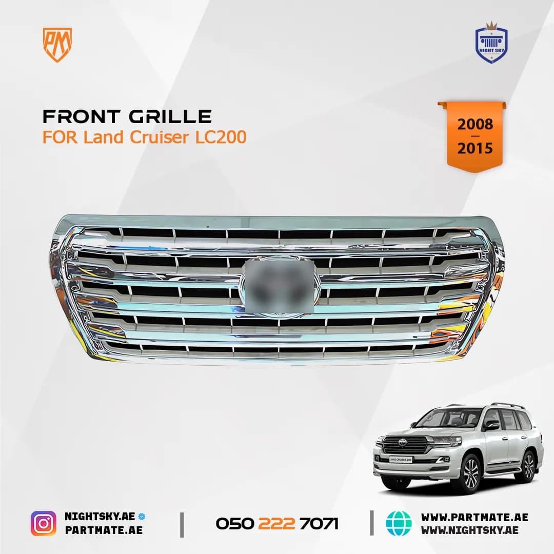 Toyota Land Cruiser Front Grille (2008-2015)