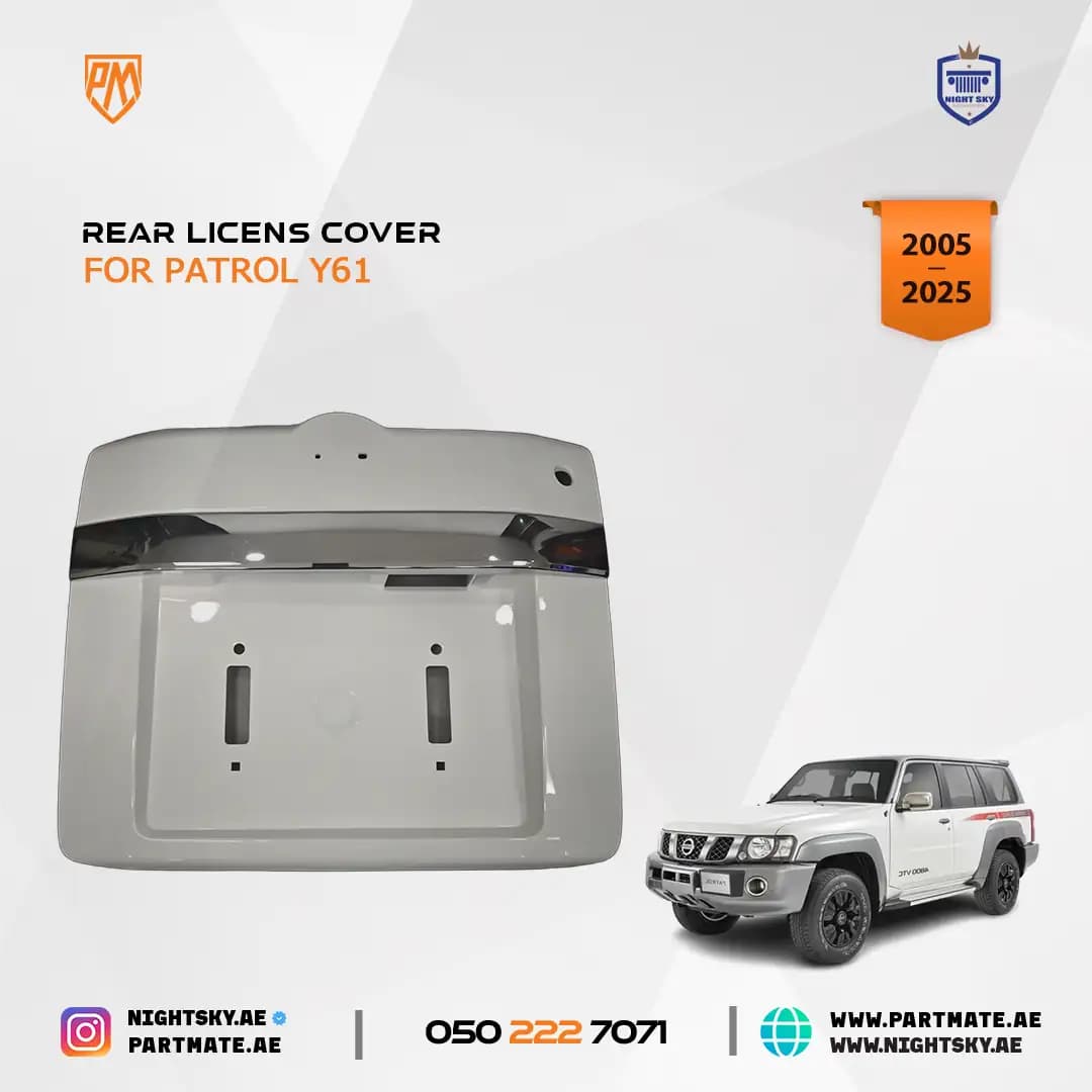Nissan Patrol Y61 Rear License Plate Light Panel 2005-2018