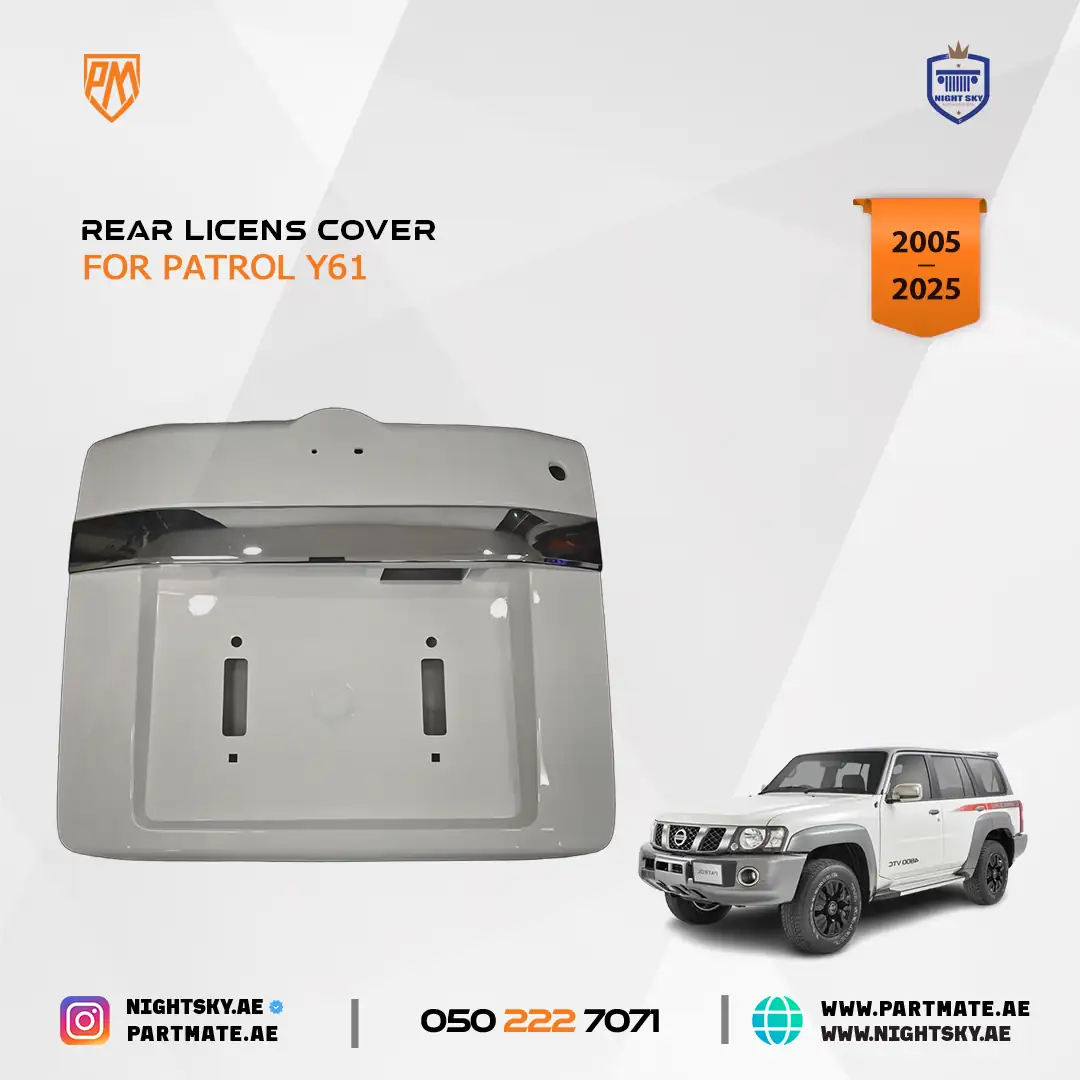 Nissan Patrol Y61 Rear License Plate Light Panel 2005-2018