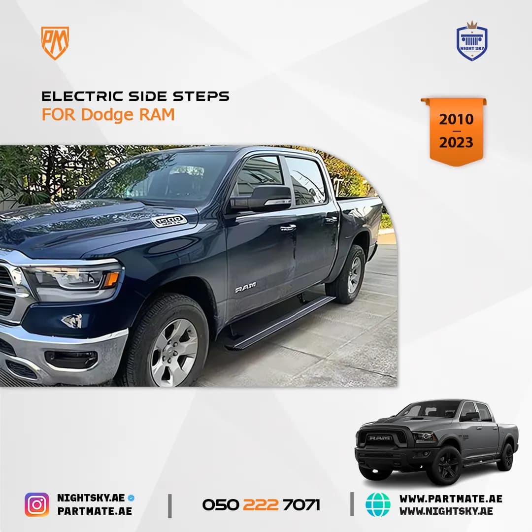 Dodge Ram 1500/TRX Electric Side Steps (2010-2023)