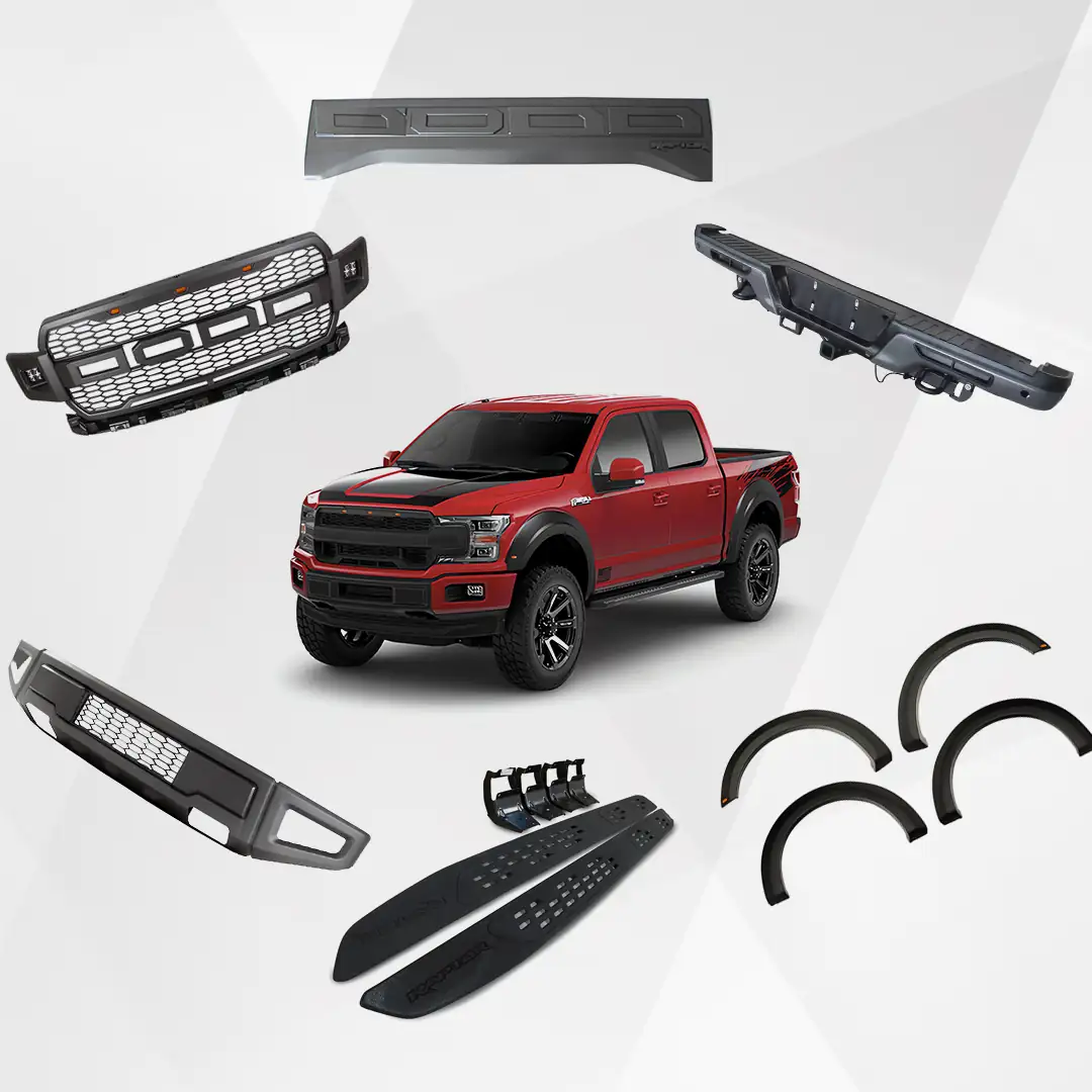 Ford F-150 4 Door 2018-2020 Raptor Style Body Kit Set