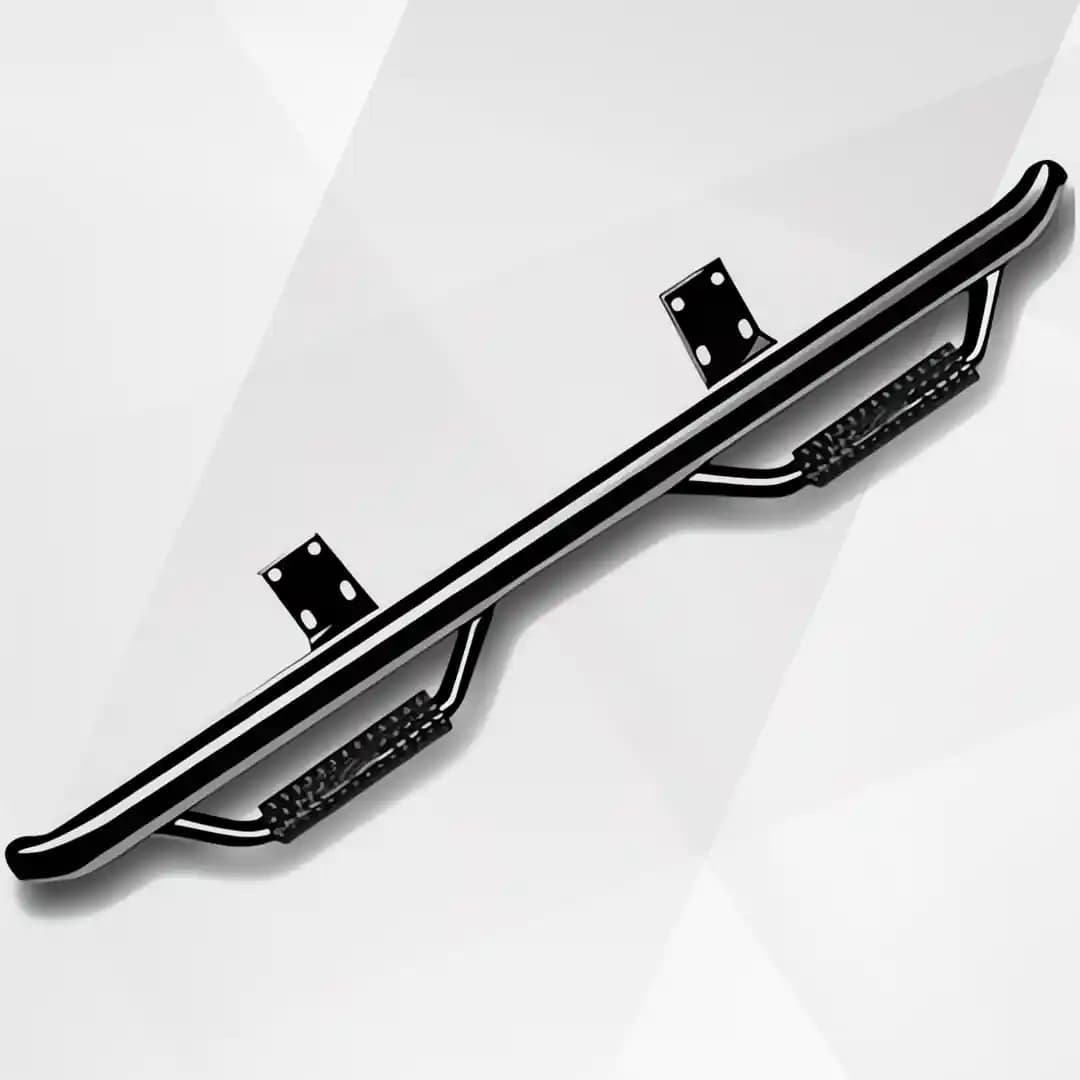 Off-Road Side Steps GMC Sierra And CHEV Silverado – Black Side Bars for Trucks/SUVs