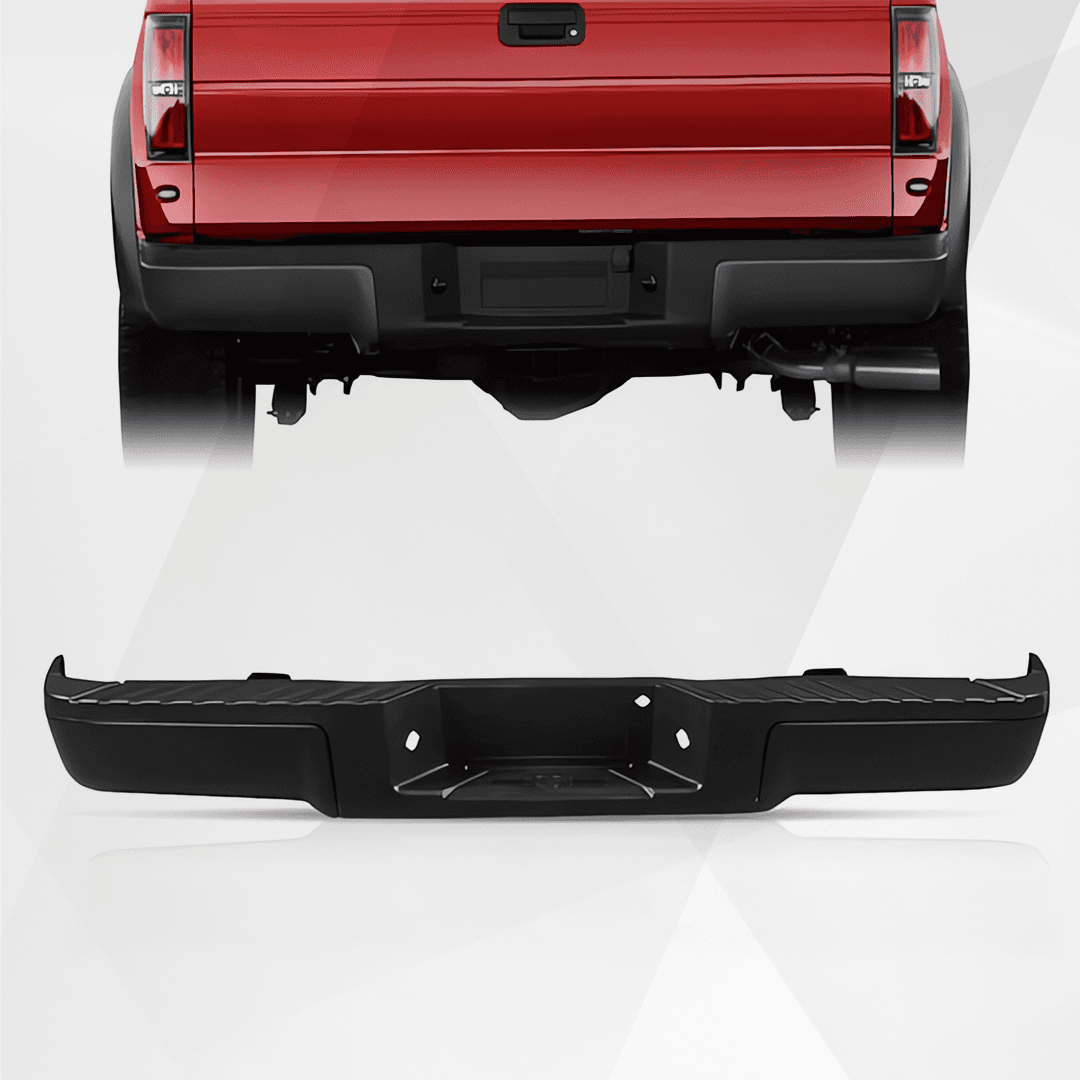Rear Step Bumper for Ford F-150 2009-2014 – Black