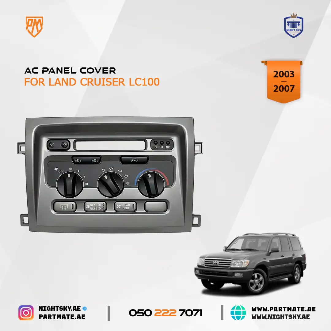 Toyota Land Cruiser LC100 AC & Audio Radio Panel Cover 2003-2007