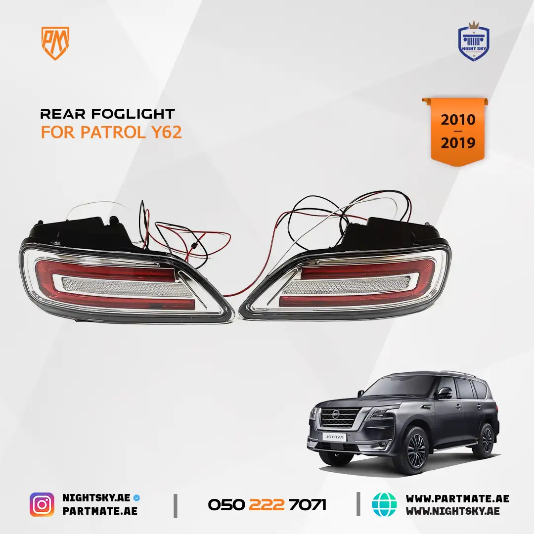 Nissan Patrol Y62 LED Rear Bumper Fog Light 2010-2019