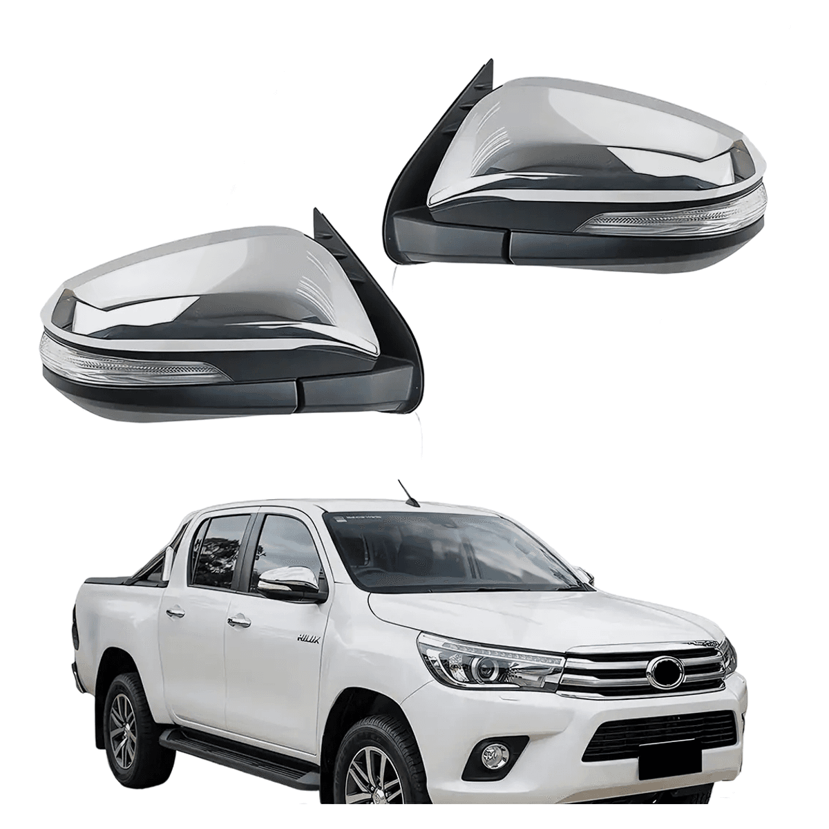 Toyota Hilux Revo Side Mirror Assembly 7-Pin Left & Right 2016-2025