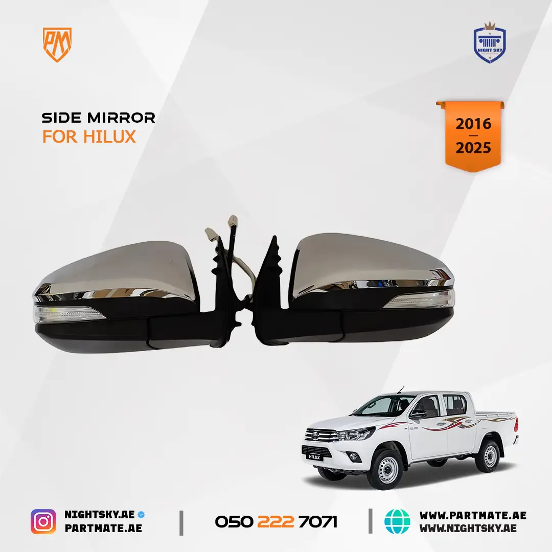 Toyota Hilux Revo Side Mirror Assembly 7-Pin Left & Right 2016-2025